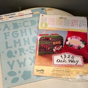 EK Success ABC Tracers Dot Upper Case Paper‎ Stencil for Crafts and Decor